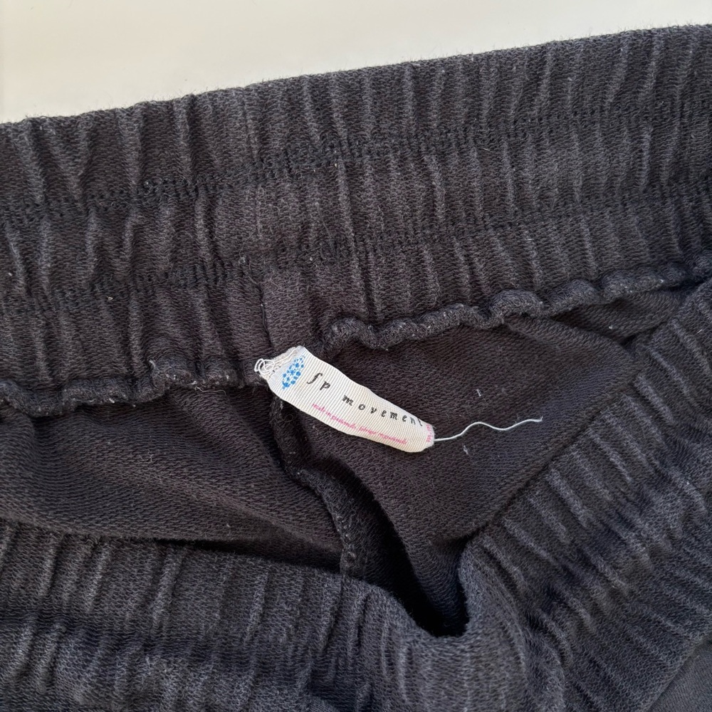 Free People Movement Black Sunny Skinny Sweat Pants Joggers Black Size Medium - Picture 8 of 13